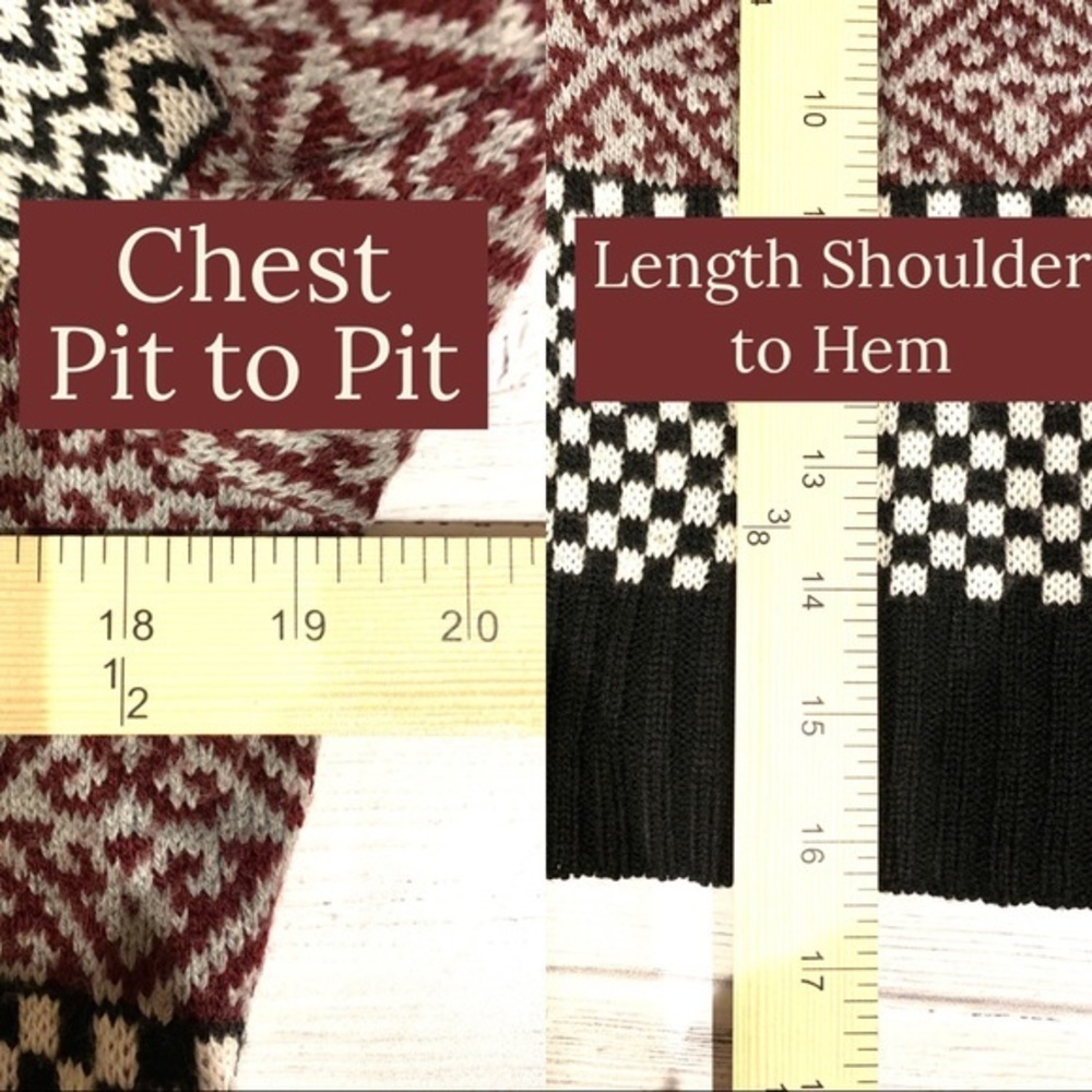 Multi Pattern Color Block Soft Cropped Sweater - Picture 10 of 10